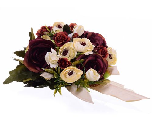 Flower box krem brąz prezent na Arena.pl