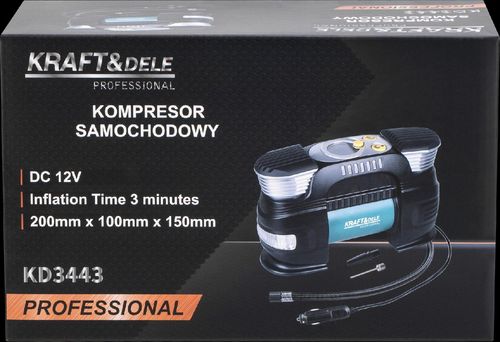 kompresor samochodowy 7bar 250w kd3443 na Arena.pl