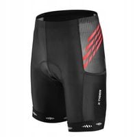 Spodenki Rowerowe Wkładka Żelowe 5d Oddychające Żelowe Termo ERGONOMIA 6XL