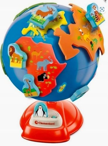 INTERAKTYWNY GLOBUS PRZEDSZKOLAKA MÓWIĄCY OBROTOWY DO ZŁOŻENIA ZOOLOGICZNY na Arena.pl