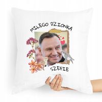 Poduszka Prezent Politycy Andzej Duda Prezydent Z Nadrukiem Ze Zdjęciem