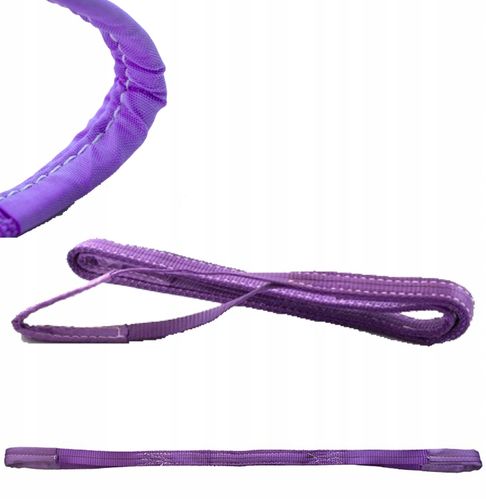 pas załadunkowy zawiesie 1m/30mm/1t pętla na końcach, fioletowy na Arena.pl