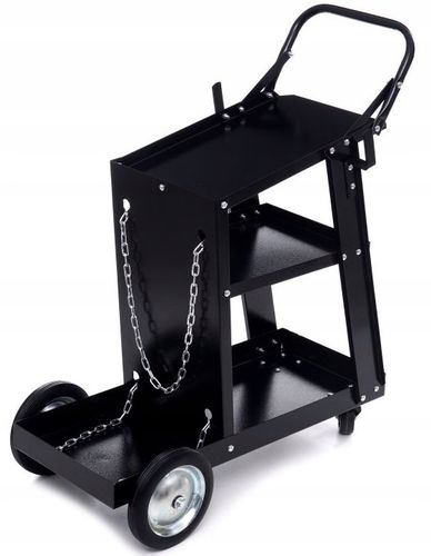 Wózek spawalniczy do spawarki butli MIG TIG z rączką wzmocniony 85 kg na Arena.pl