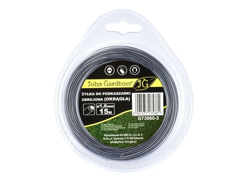 ŻYŁKA TNĄCA DO KOS I PODKASZAREK 1,6 MM 15 MB 73960-3 OKRĄGŁA ZBROJONA na Arena.pl