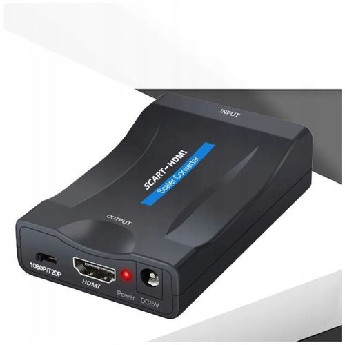 Adapter Eurozłącze na Hdmi Konwerter Scart Przejściówka AV EURO FULL na Arena.pl