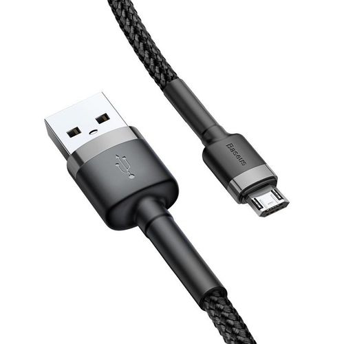 kabel usb do micro usb baseus cafule 2.4a 1m (szaro-czarny) na Arena.pl