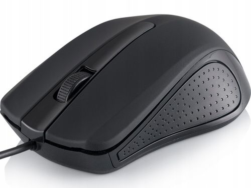 MYSZKA PRZEWODOWA USB NA DŁUGIM KABLU CICHA SENSOR OPTYCZNY MODECOM M9 USB na Arena.pl