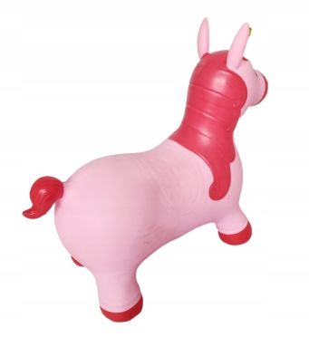 Skoczek gumowy dla dzieci JEDNOROŻEC 60 cm różowy na Arena.pl
