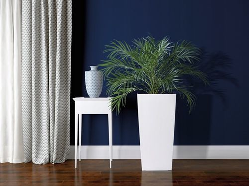 ZESTAW 3X DONICZKI DONICE BIAŁE MATOWE OGRODOWE KWIETNIK STOJĄCY Z WKŁADAMI na Arena.pl