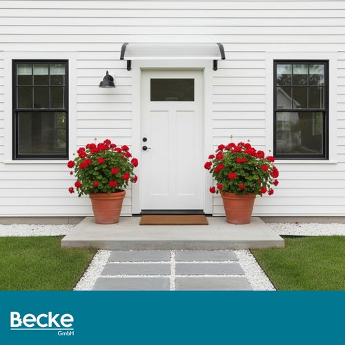 Daszek nad drzwi wejściowe łukowy zadaszenie balkon okno poliwęglan 120x80 na Arena.pl