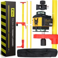 STATYW ROZPOROWY TYCZKA DO LASERA POZIOMICY 300 CM +ADAPTER DO SKOSÓW