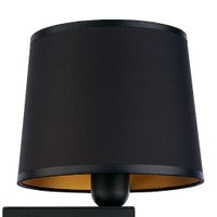 LAMPA ścienna CHILLIN 8213 Nowodvorski abażurowa OPRAWA kinkiet z peszlem czarny złoty