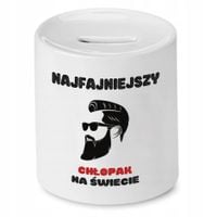 Skarbonka Dla Chłopaka Najfajniejszy Na Świecie Z Nadrukiem Ze Zdjęciem