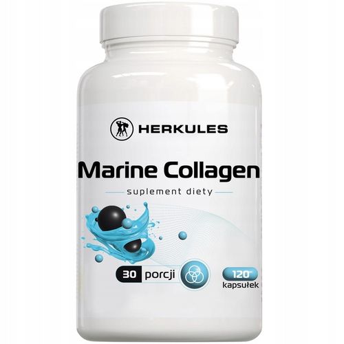 HERKULES Marine Collagen 120caps KOLAGEN RYBI KWAS HIALURONOWY WITAMINA C na Arena.pl