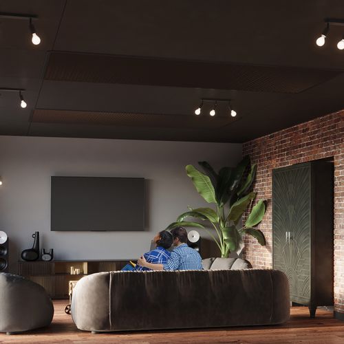 Plafon FORNES 2 czarny na Arena.pl