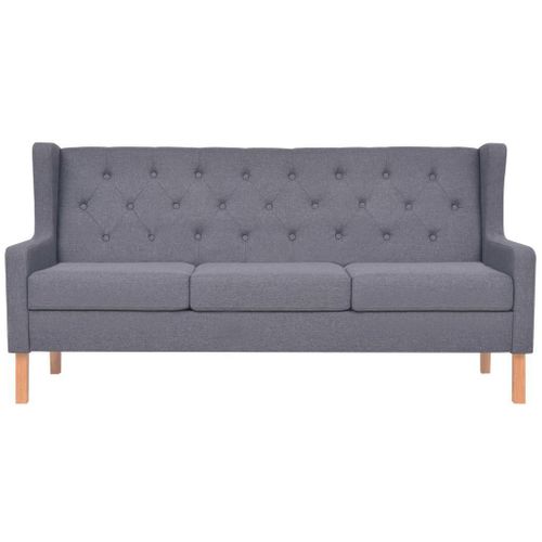 Zestaw Sof, 2 Szt., Materiałowe, Szare na Arena.pl