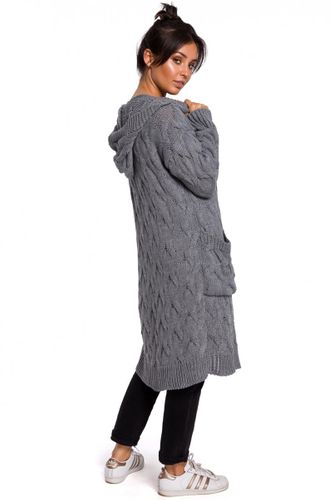 Sweter Kardigan Model BK033 Grey - BE Knit  S/M na Arena.pl