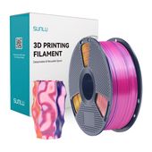 Filament SUNLU PLA+ Silk Tri-Color 1.75mm 1kg (czerwono-żółto-niebieski)