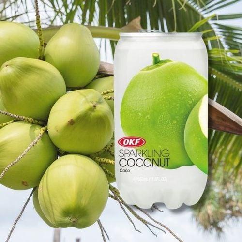 OKF Sparkling Coconut koreański napój gazowany kokosowy 350ml na Arena.pl