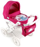 WOZEK DLA LALEK LOLA WHITE+ TOREBKA DeLuXe