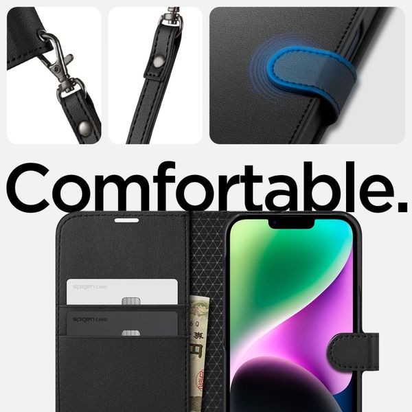 spigen wallet s iphone 14 black zdjęcie 14