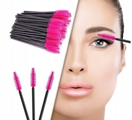 Szczoteczka Do Rzęs Brwi Spiralka Jednorazowe 50sz na Arena.pl