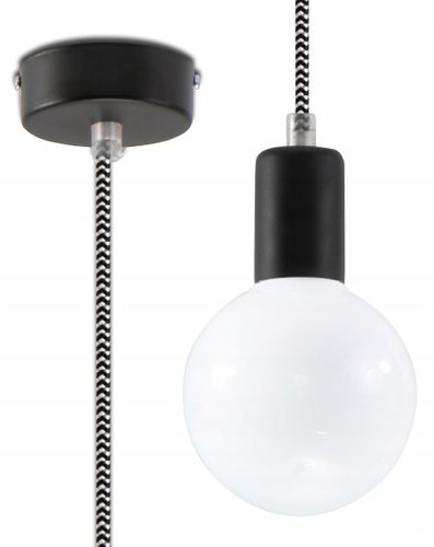 Lampa Wisząca EDISON Czarno-Biała na Arena.pl