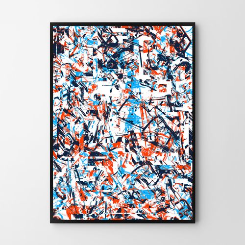 Plakat abstrakcja lastryko 70x100 cm na Arena.pl