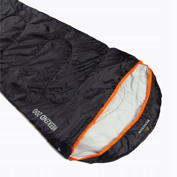 Śpiwór BERGSON Weekend 200 black 230 cm zdjęcie 10