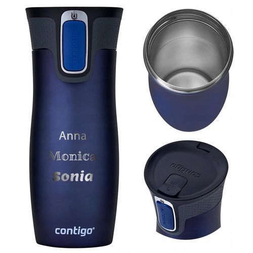 Kubek termiczny z grawerem prezent/personalizowany Contigo West Loop-granat na Arena.pl