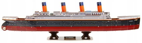 Puzzle Przestrzenne 3D Titanic Duży Okręt Statek 116 Elementów 81 cm na Arena.pl