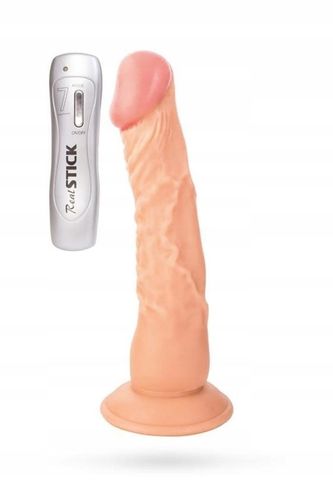 RealStick TOYFA Nude realistic Vibrator, 7 vibration modes, 22.5 cm na Arena.pl