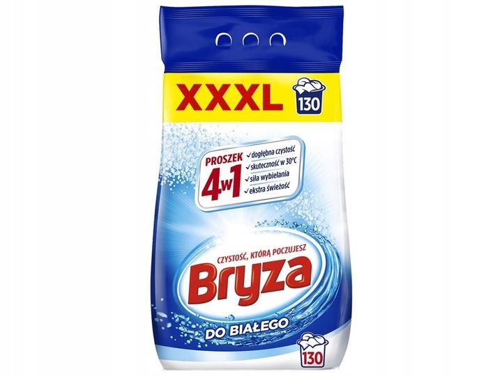 Proszek do prania BRYZA 4w1 White 8.45 kg zdjęcie 1