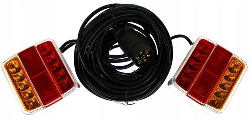 LAMPY TYLNE LED DIODOWE NA MAGNES PRZYCZEPY CE na Arena.pl