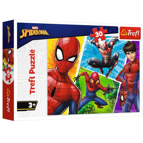 TREFL Puzzle 30el Spider-Man i Miguel. Marvel na Arena.pl