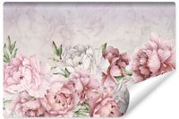 Fototapeta Do Sypialni PIWONIE Peonie Kwiaty Natura Efekt 3D 400cm x 280cm