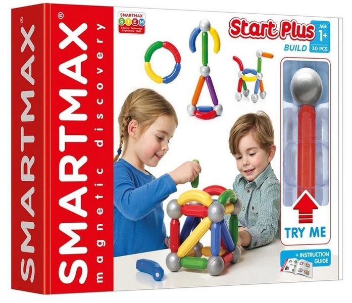 Pierwsze klocki magnetyczne SmartMax START+ 30el zdjęcie 1