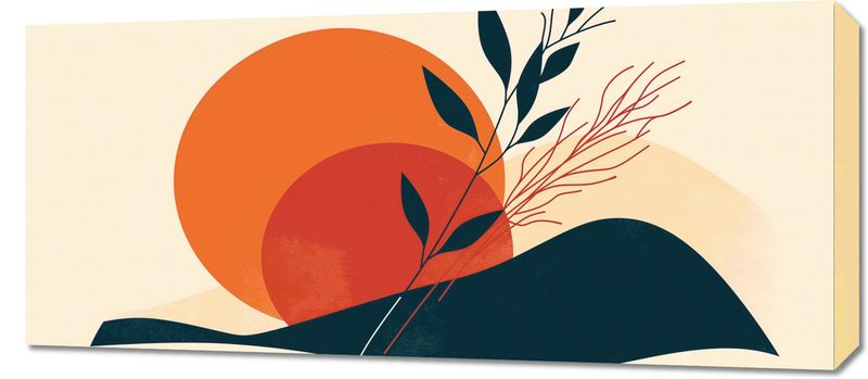 Obraz 90x40cm Zmierzch w Ciszy zdjęcie 1