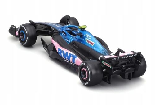 BOLID F1 BWT Alpine Team A523 2023 Pierre Gasly 1:43 model BBURAGO 18-38072 na Arena.pl