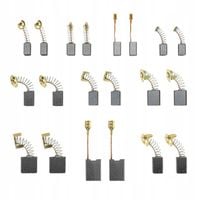 ZESTAW 10szt SZCZOTKI WĘGLOWE DO WIERTARKI SZLIFIERKI 6x9 6x10 7x11