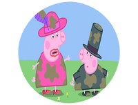 Opłatek na tort Świnka Peppa