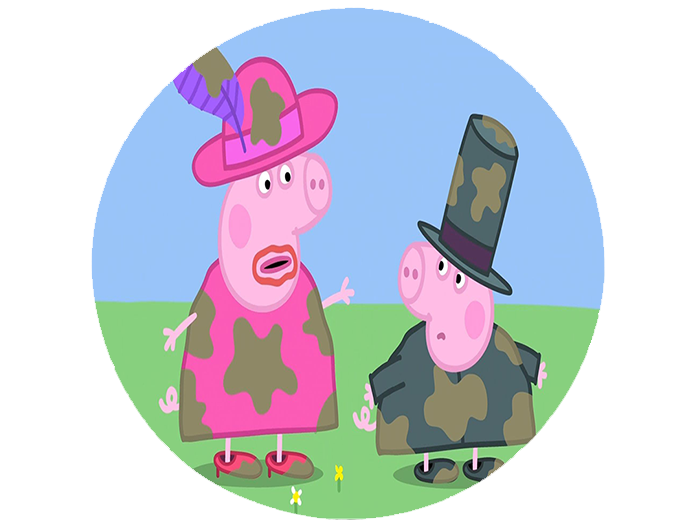 Opłatek na tort Świnka Peppa zdjęcie 1