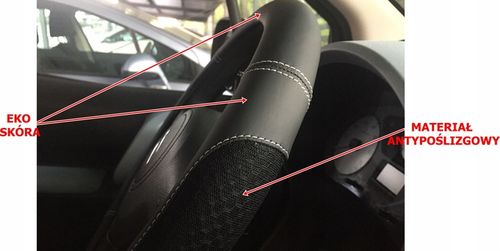 VW Passat B5 B6 B7 Golf 4 5 6 7 Tiguan Touran skóra materiał na kierownice na Arena.pl
