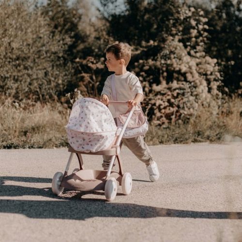 SMOBY BABY NURSE GŁĘBOKI WÓZEK DLA LALEK Z DASZKIEM GONDOLA REALISTYCZNY na Arena.pl