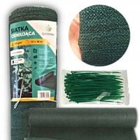 SIATKA CIENIUJĄCA MASKUJĄCA OGRODZENIE 90% 1,5x10m