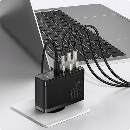 Ładowarka BASEUS GaN2 PRO 100W 2x USB-C/USB PD QC4 + Kabel USB-C na Arena.pl