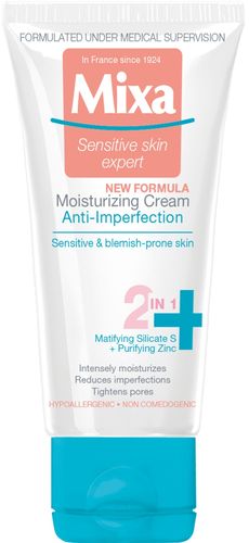 MIXA KREM DO TWARZY NAWILŻAJĄCY PRZECIW NIEDOSKONAŁOŚCIOM 50 ML na Arena.pl
