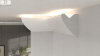 Listwa oświetleniowa ścienna LED DLOS4 10cm x 6cm sztukateria XPS DECOREM