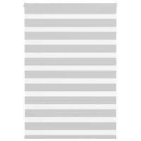 Roleta zebra, jasnoszara, szerokość tkaniny 95,9 cm, poliester