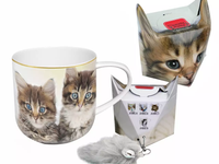 kubek - sweety kitty, pudełko z ogonkiem (carmani)  017-0021